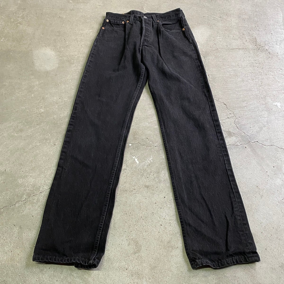 リーバイス Levi's リーバイス501 FOR WOMEN ブラックジーンズ ストレートデニムパンツ USA製 レディースXL(w31) /eaa306508