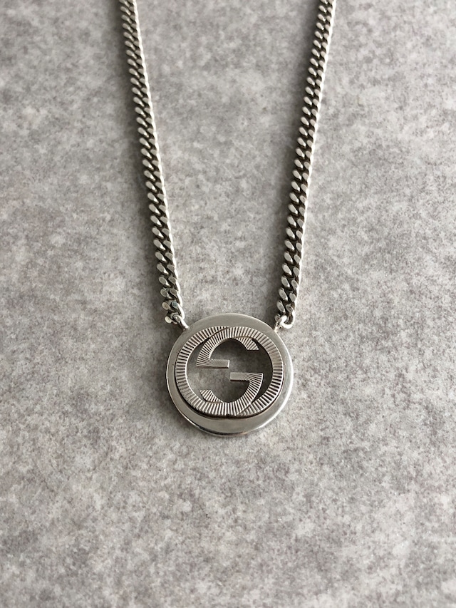 GUCCI グッチ ネックレス シルバー インターロッキング 925 vintage ヴィンテージ オールド fw6zza