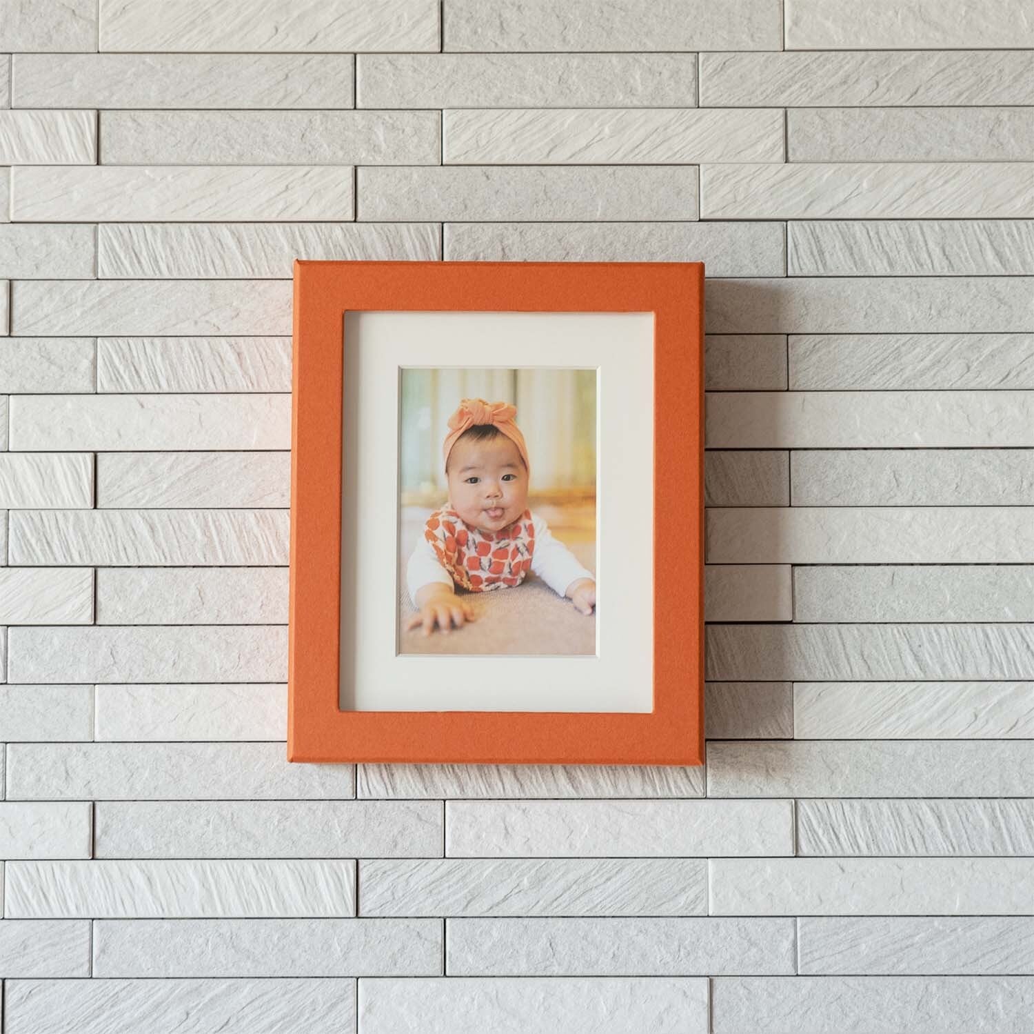 紙の額縁 レイヤ〔オレンジ〕 L判用 | narushimainc