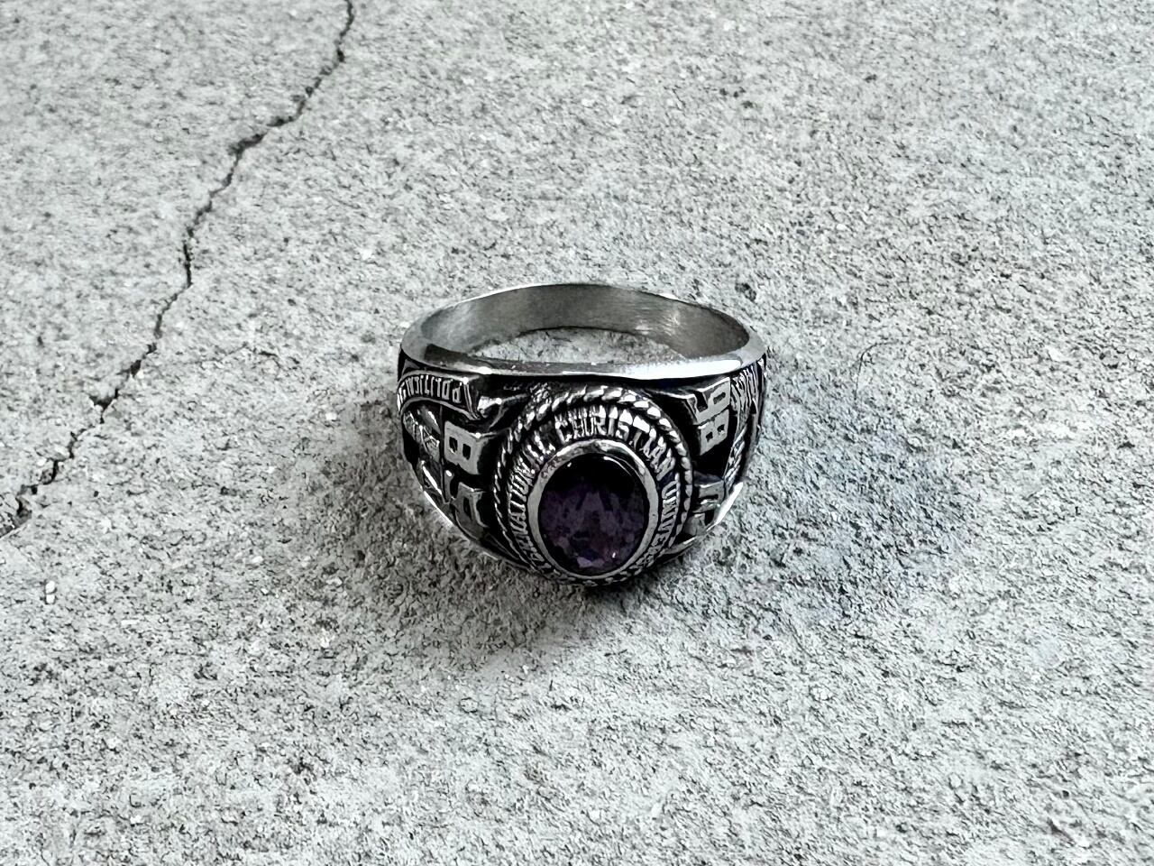80s Jostens ICU College ring