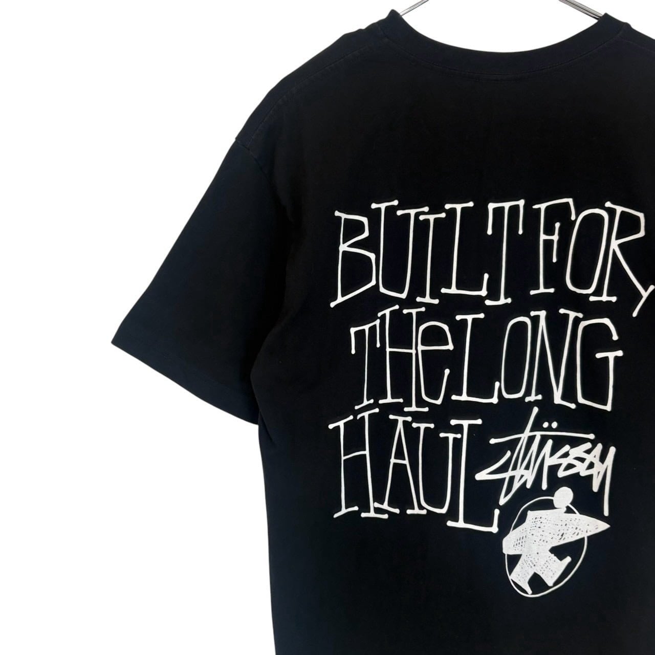 stussy ステューシー Tシャツ L バックロゴ プリントロゴ サーフマン