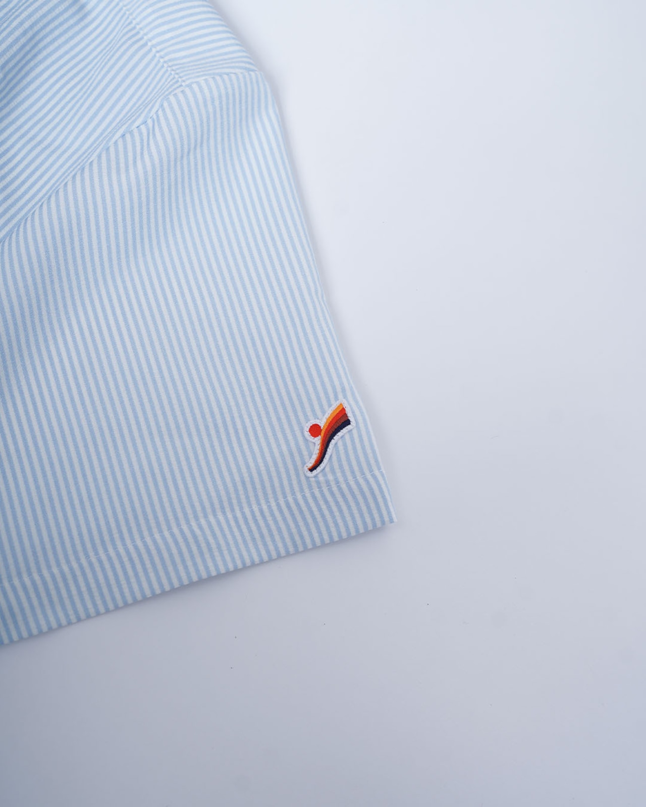 【SUNS】Suns EMBROIDERY SEERSUCKER OPEN COLLAR SHIRTS［RSS028］