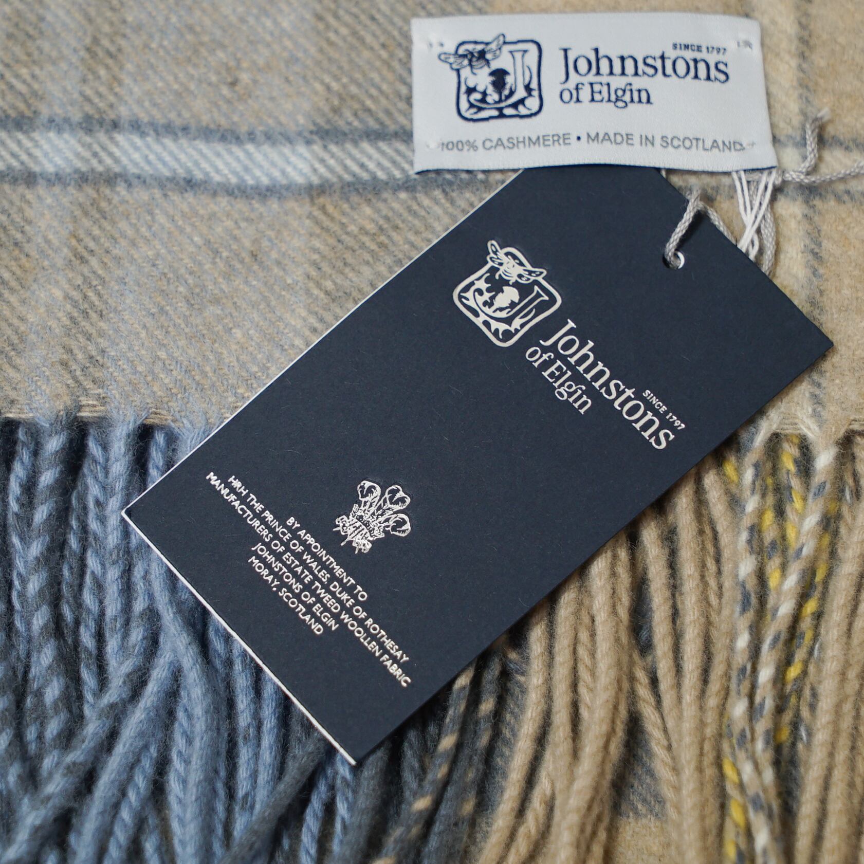 国内正規品・新品・2020AW新色】Johnstons カシミヤ大判ストール