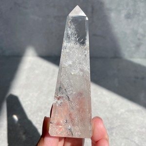 ミナスジェライス産クリアクォーツ オベリスク01◇ Clear Quartz ◇ 天然石・鉱物・パワーストーン