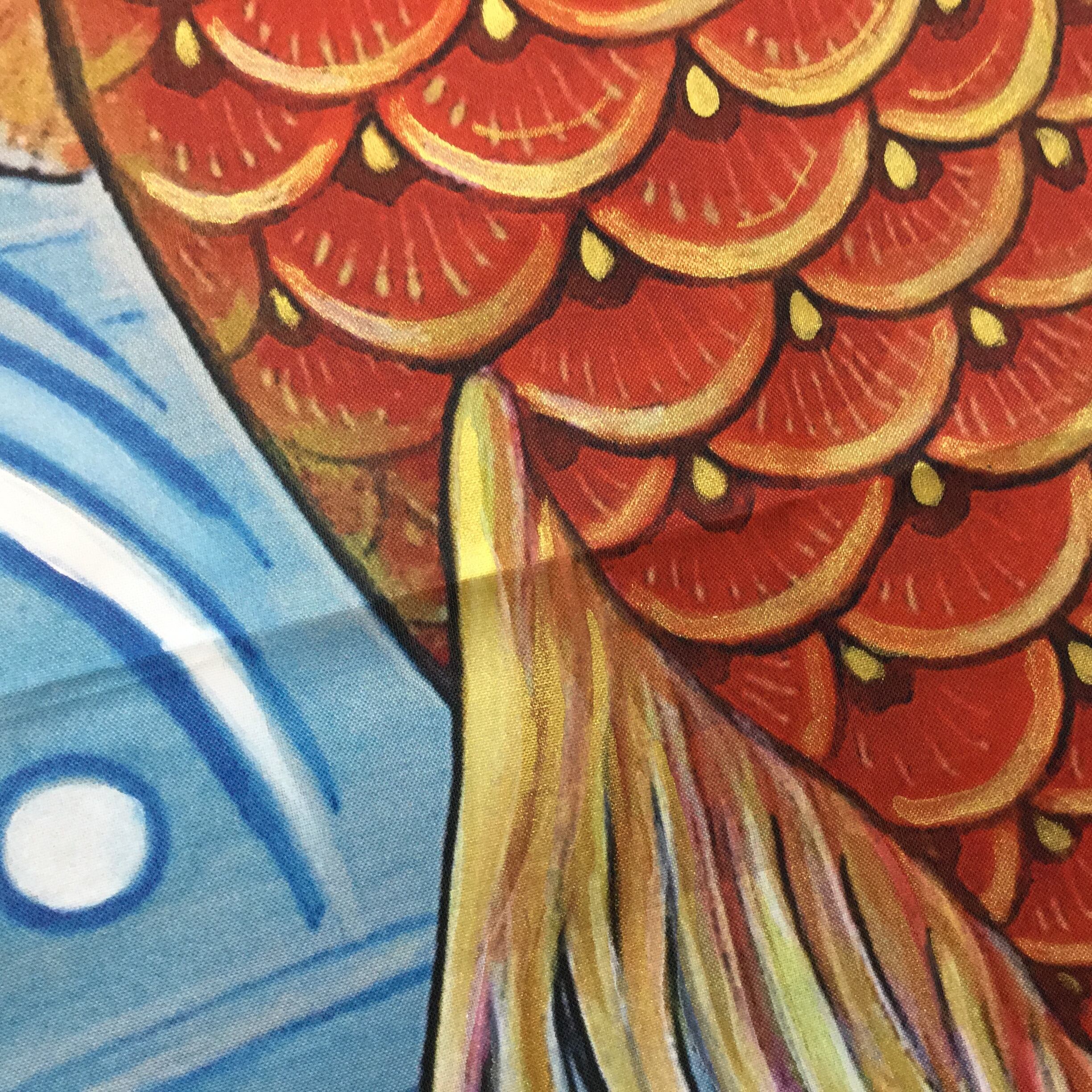 黒澤育オリジナル幟旗「鯉のぼり」3匹バージョン180×60cm | IKU