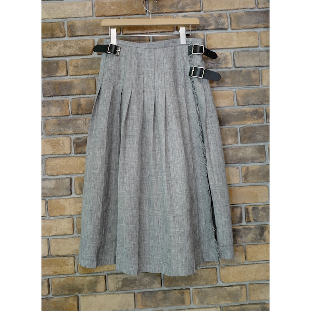 《別注》O'NEIL OF DUBLIN│ウールロングイージーキルト83cm（後ろゴム）＜MAX OLD BOLEY＞WORSTED WOOL