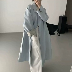 【送料無料】 トレンチコート 2色 アウター 羽織り ロング 長袖 Vネック 襟付き フレア Aライン リボン ベージュ ブルー ニュアンスカラー 薄手生地 かわいい 大人可愛い 綺麗 シンプル カジュアル 大人 上品 おしゃれ お洒落 大人女子 こなれ感 エレガント コンサバ 定番アイテム 体型カバー 無地 春 女性 レディース 30代 40代 通勤 デート お出かけ 女子会 お呼ばれ お茶会 授業参観 休日 アウトドア 着回し 普段使い ファッション スタイル 楽ちん 着痩せ オーバーシルエット