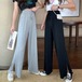 ✞ ストレッチ♥カワイイ♥サイドスリットカジュアルパンツ 大人女子☆ レース エラスティック 伸縮 レースアップ ✞ゴスロリ SM ミリ 甘ロリ クラロリ 和ロリ エレガント 黒ロリ 姫ロリ 華ロリ BB-BB0831396