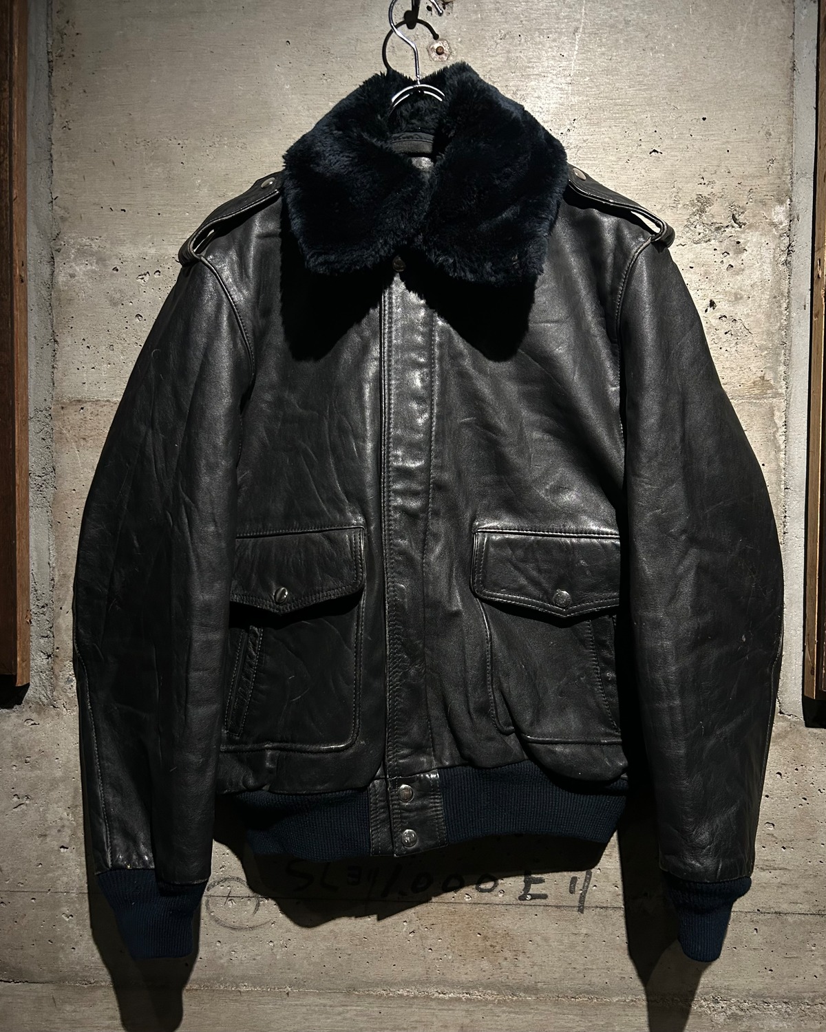 Caka】“Harley Davidson × Hein Gericke” G-1 Type Leather Flight 