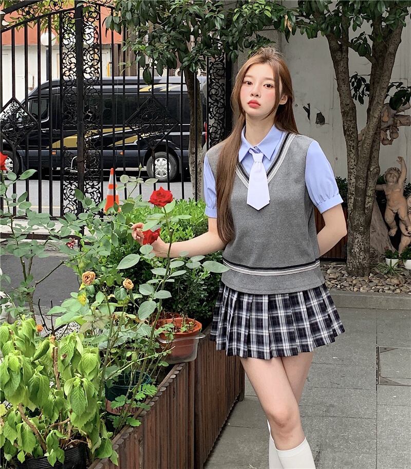 スタイルサマーシャツ スカート 大人ガーリー スウィート キュート カジュアル 夏物 ブラックストロベリース48003513958