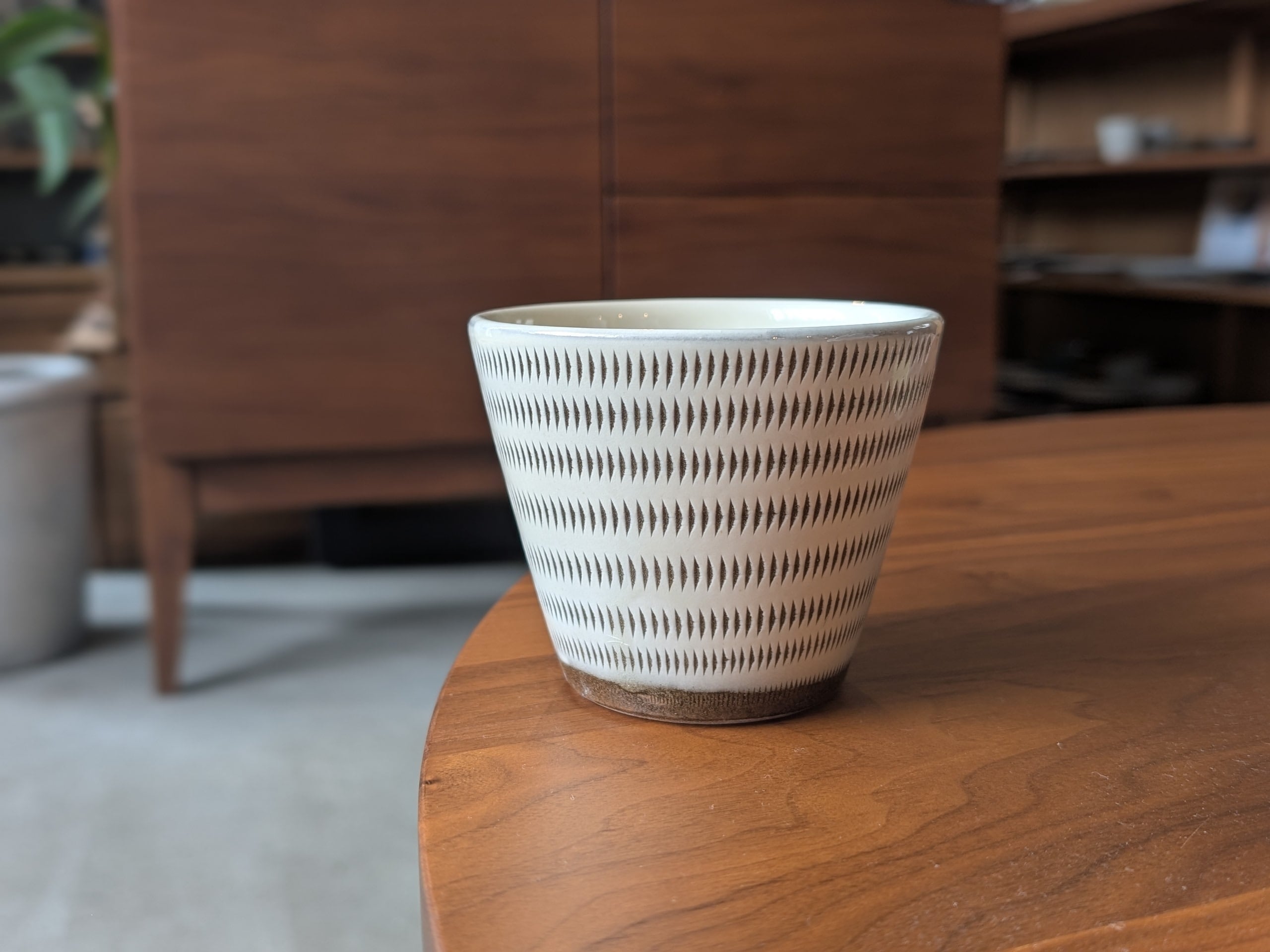 小石原焼 そばちょこ（飛びカンナ） | 上鶴窯 | inoya | Basic Life