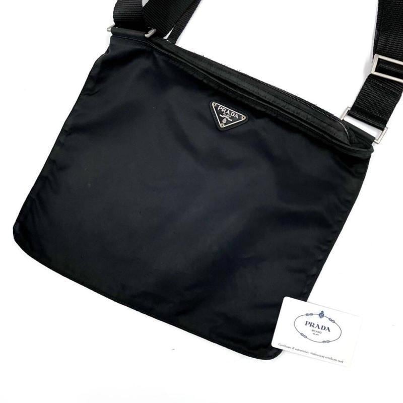 PRADA 2034 プラダ ナイロン ショルダーバッグ サコッシュ 黒 | Brand 