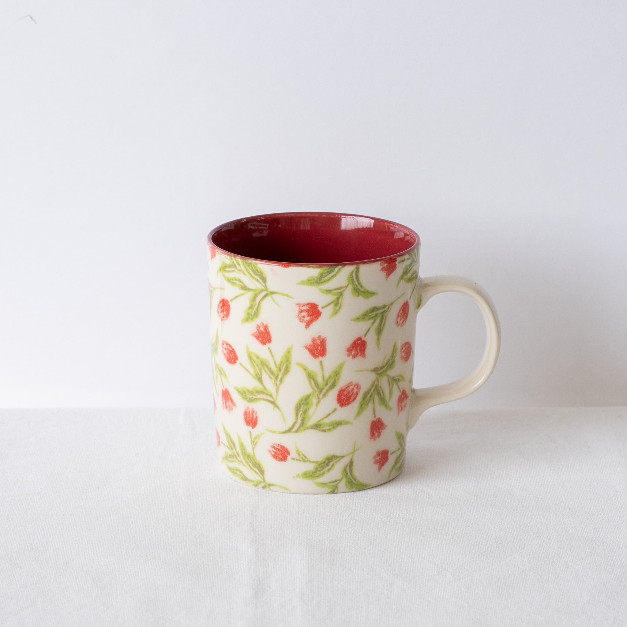 【オリジナル】チューリップ 軽量マグ 赤