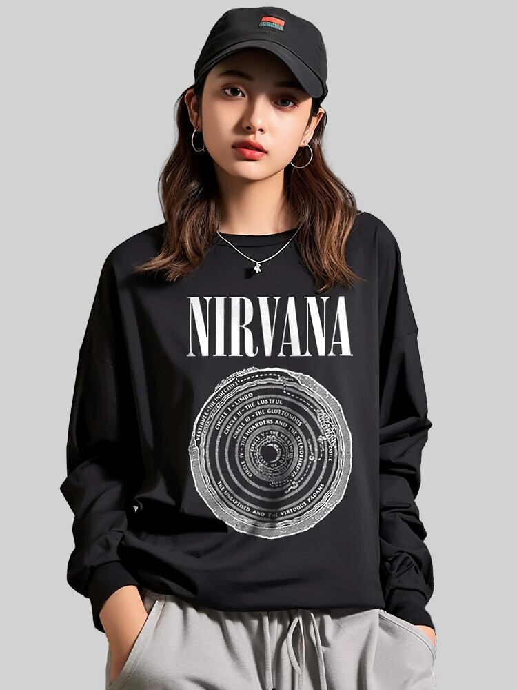 極美品✨️NIRVANA ニルヴァーナ 長袖 ロンT 黒 L 楽天市場】ニルヴァーナ tシャツ nirvana ニルバーナ tシャツ