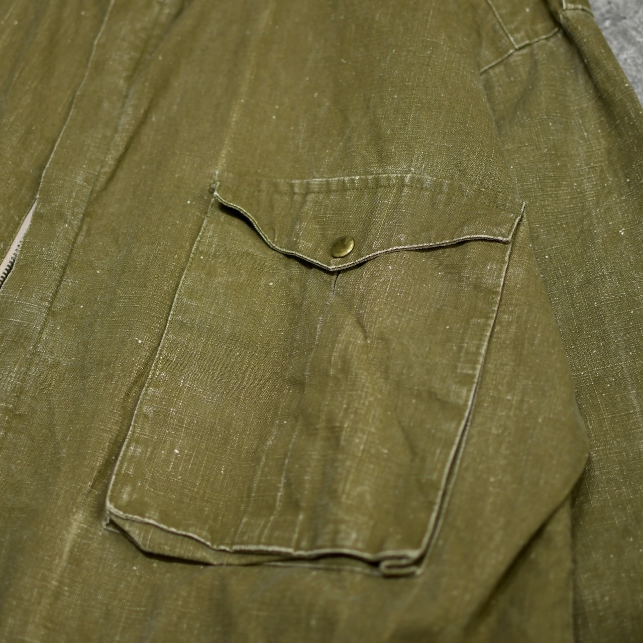 design 4pocket cotton linen jacket