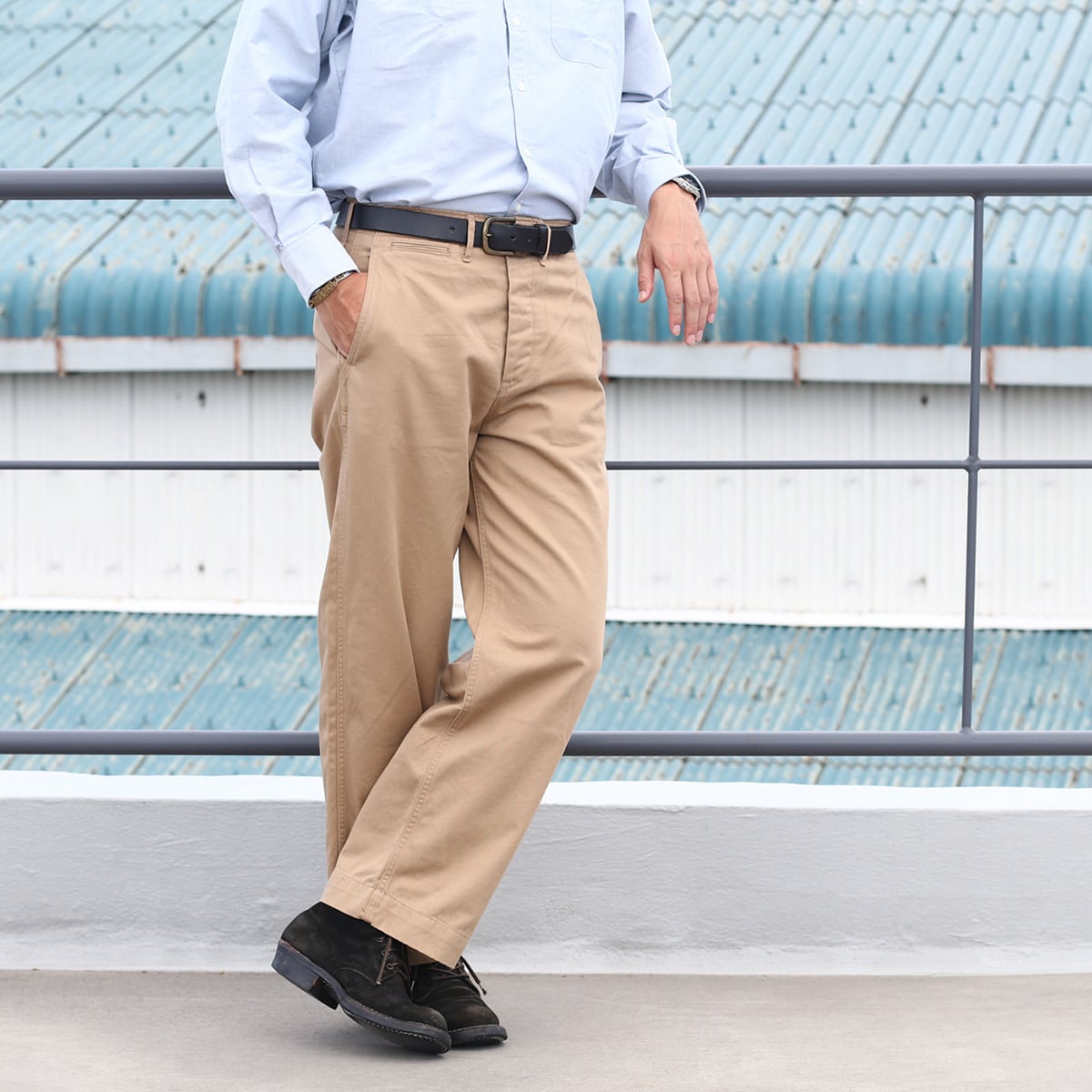 FULLCOUNT フルカウント 1201 U.S.Army Chino 41 Khaki チノトラウザー