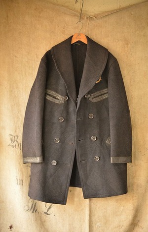 1930s - 1940s.  American railroad wool coat