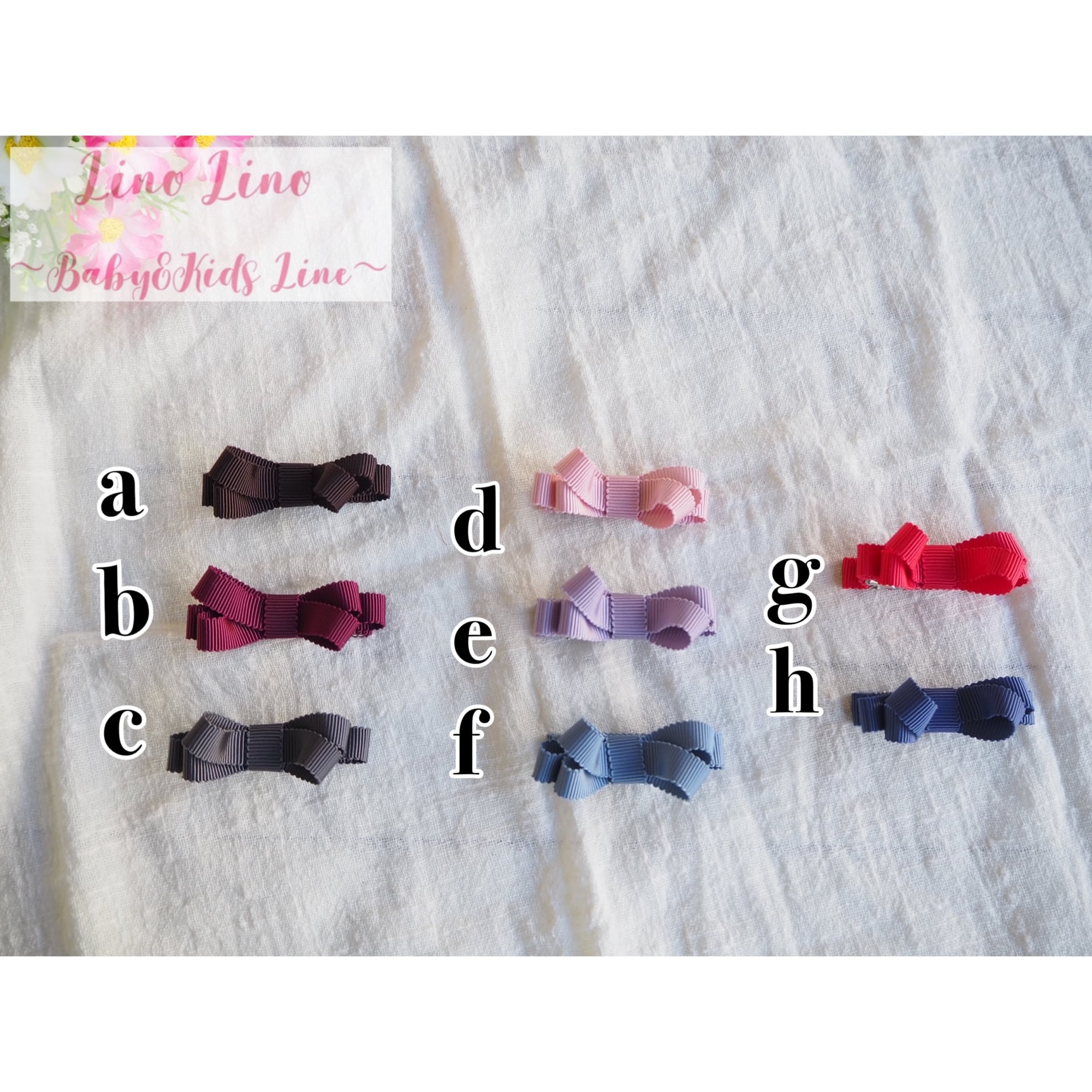 リバティ×グログランリボンヘアゴム♡