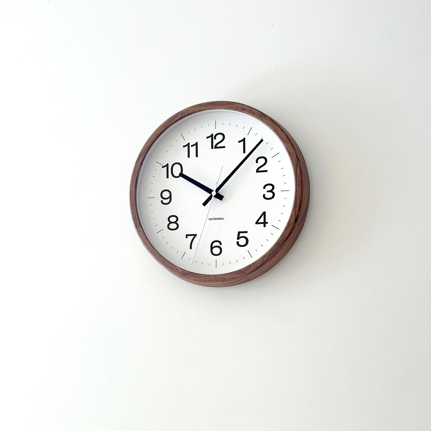 KATOMOKU muku clock 16 ウォールナット km-113WA 掛け時計 | 加藤木工