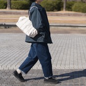 帆布のボストンバッグS 生成り