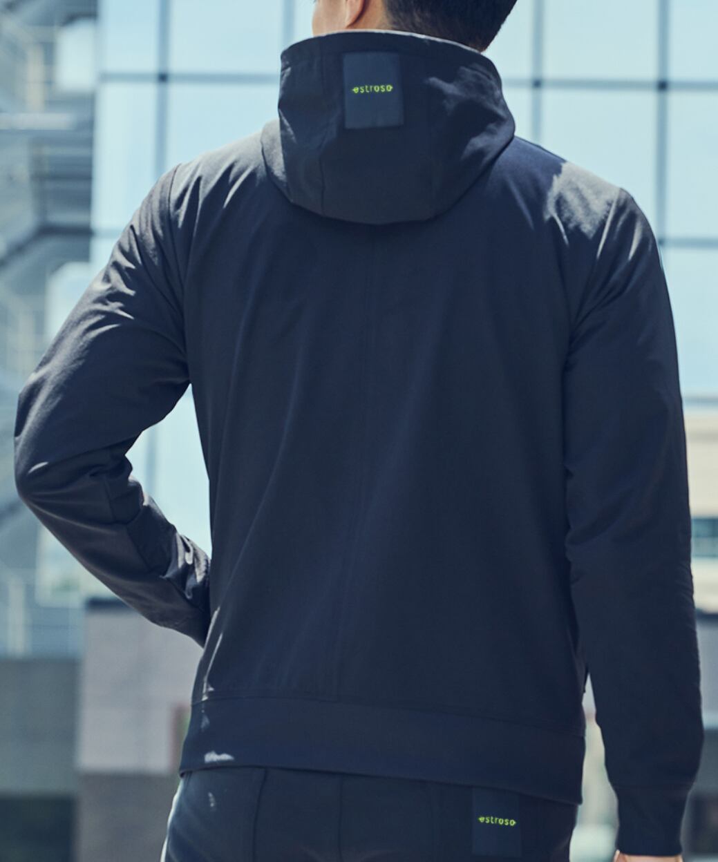 estroso（エストロッソ）/ DOUBLE CLOTH FULL ZIP PARKER ダブルクロス