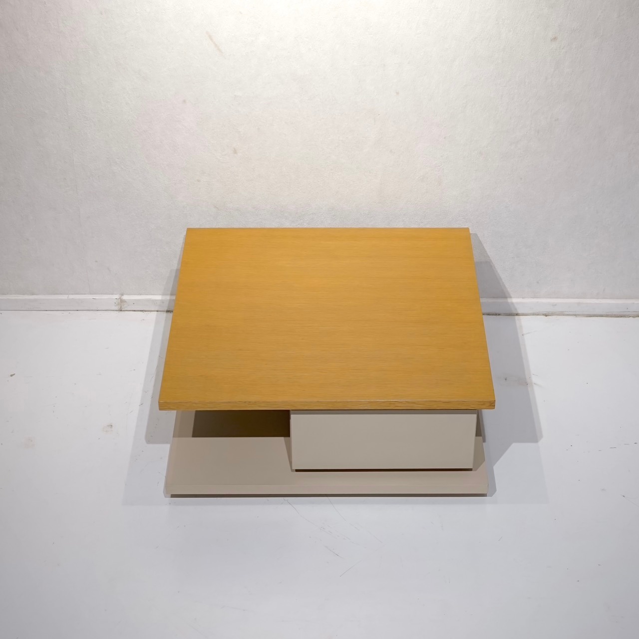 綾野製作所 ALICIA アリシア ローテーブル リビングテーブル センターテーブル 引き出し付き モダン ミニマル ホテルライク