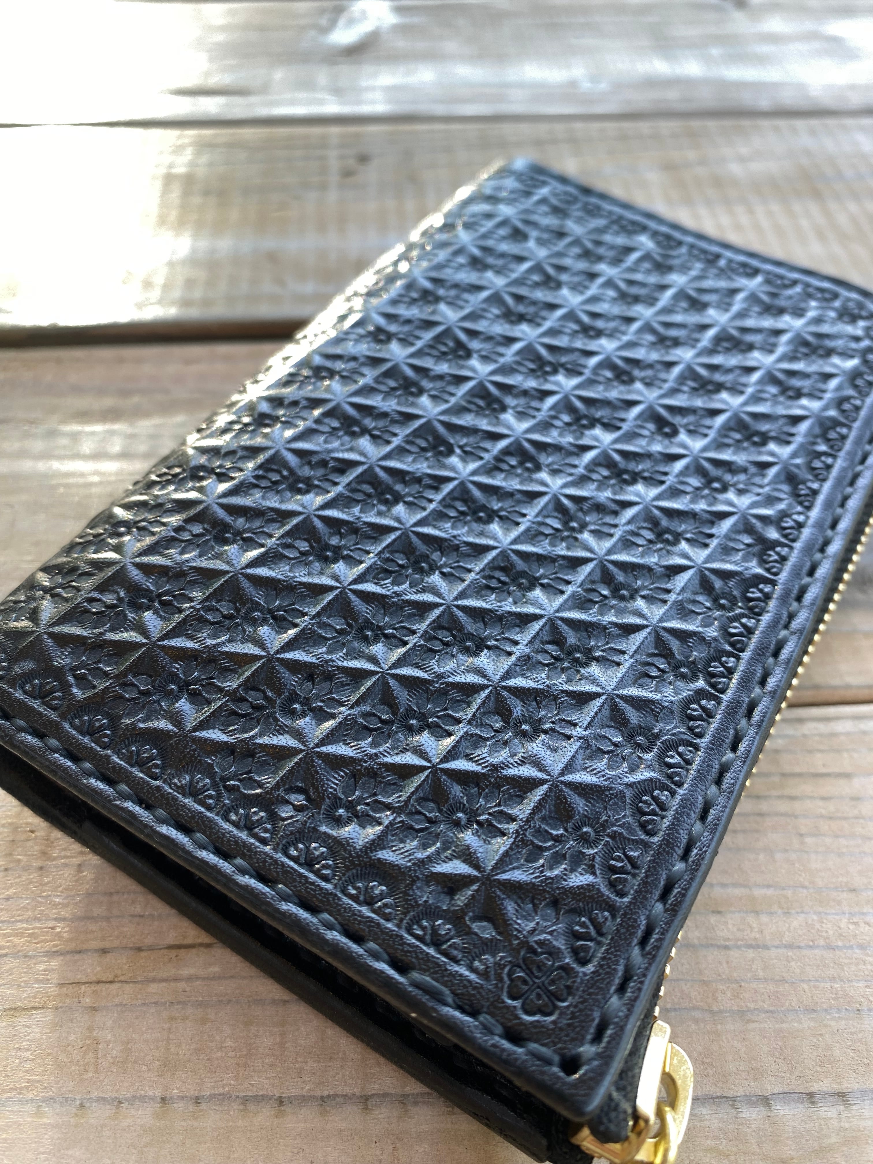 マトリクスLジップミドルウォレット | Leather Craft Chaos13