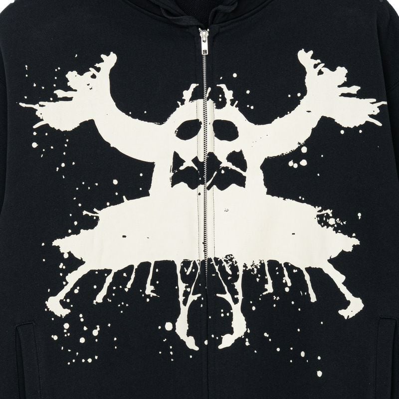 TOYMACHINE 】RORSCHACH SWEAT ZIP PARKA トイマシーン ジップフーディ