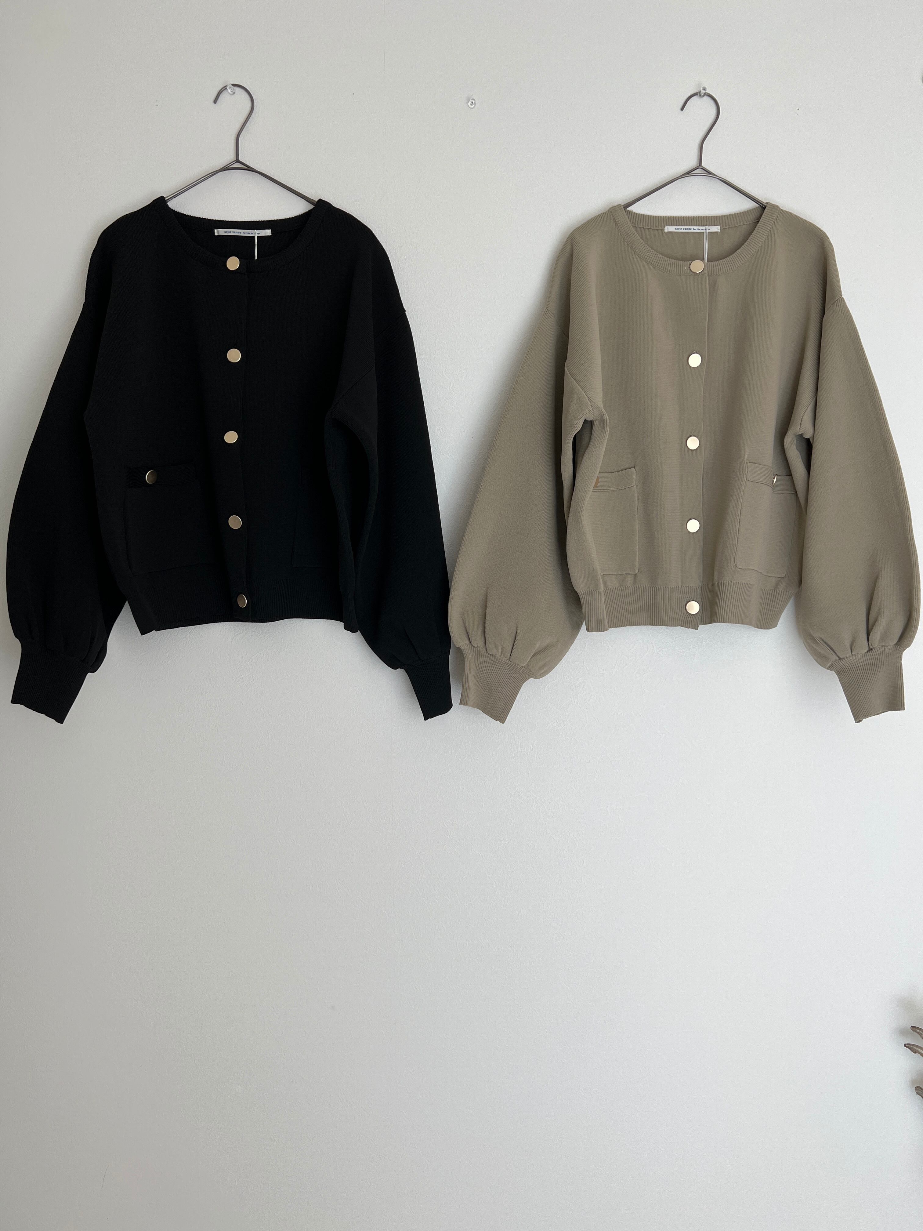 【SELECT】メタルボタンカーディガン