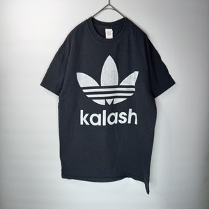 ギルダン　クルーネック　プリントTシャツ　半袖　ウルトラコットン　ブラック　M