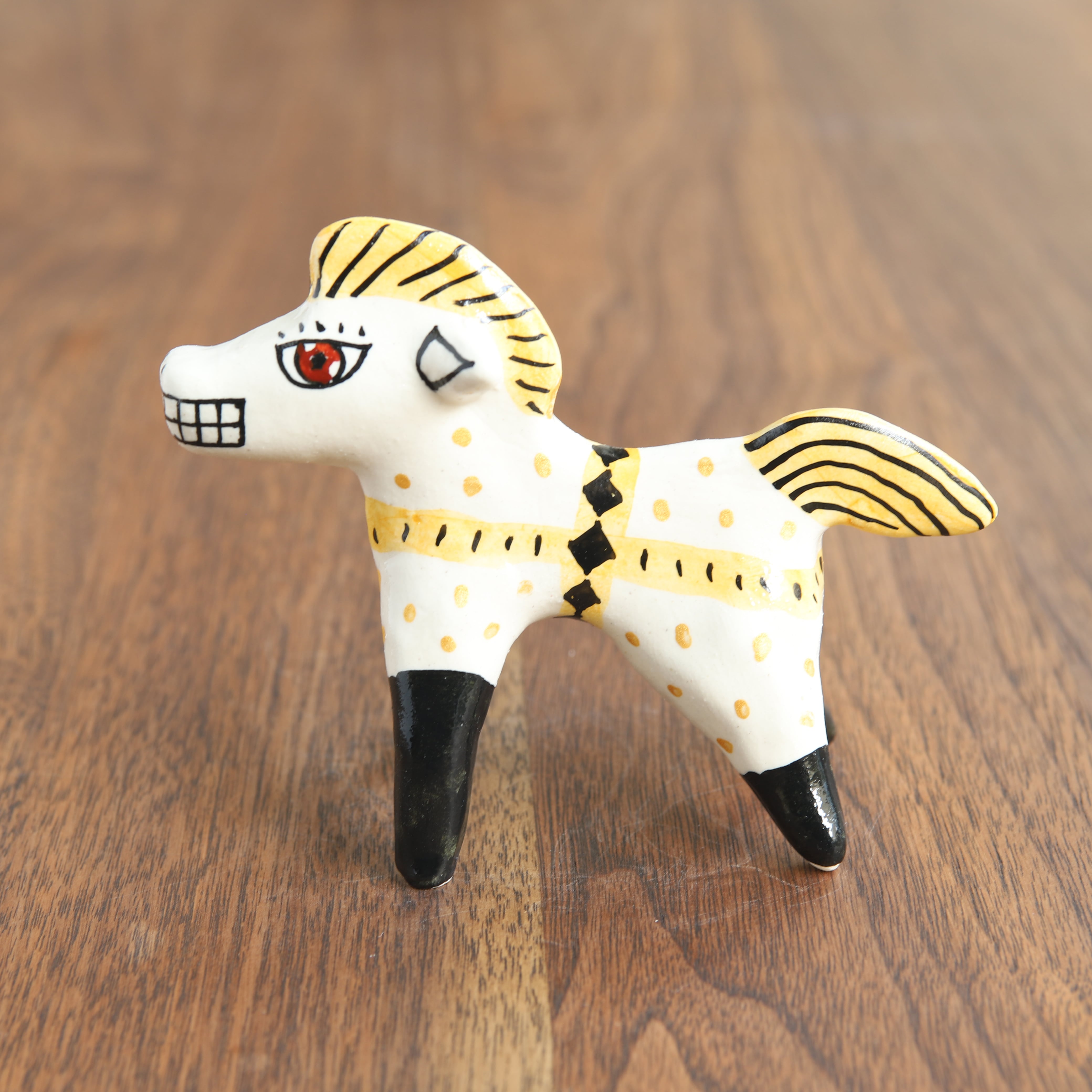 山口祥治 干支フィギュア 午(ウマ)「ウマジャロウ UJ-19」 工房:喜鶴製陶(有田焼)