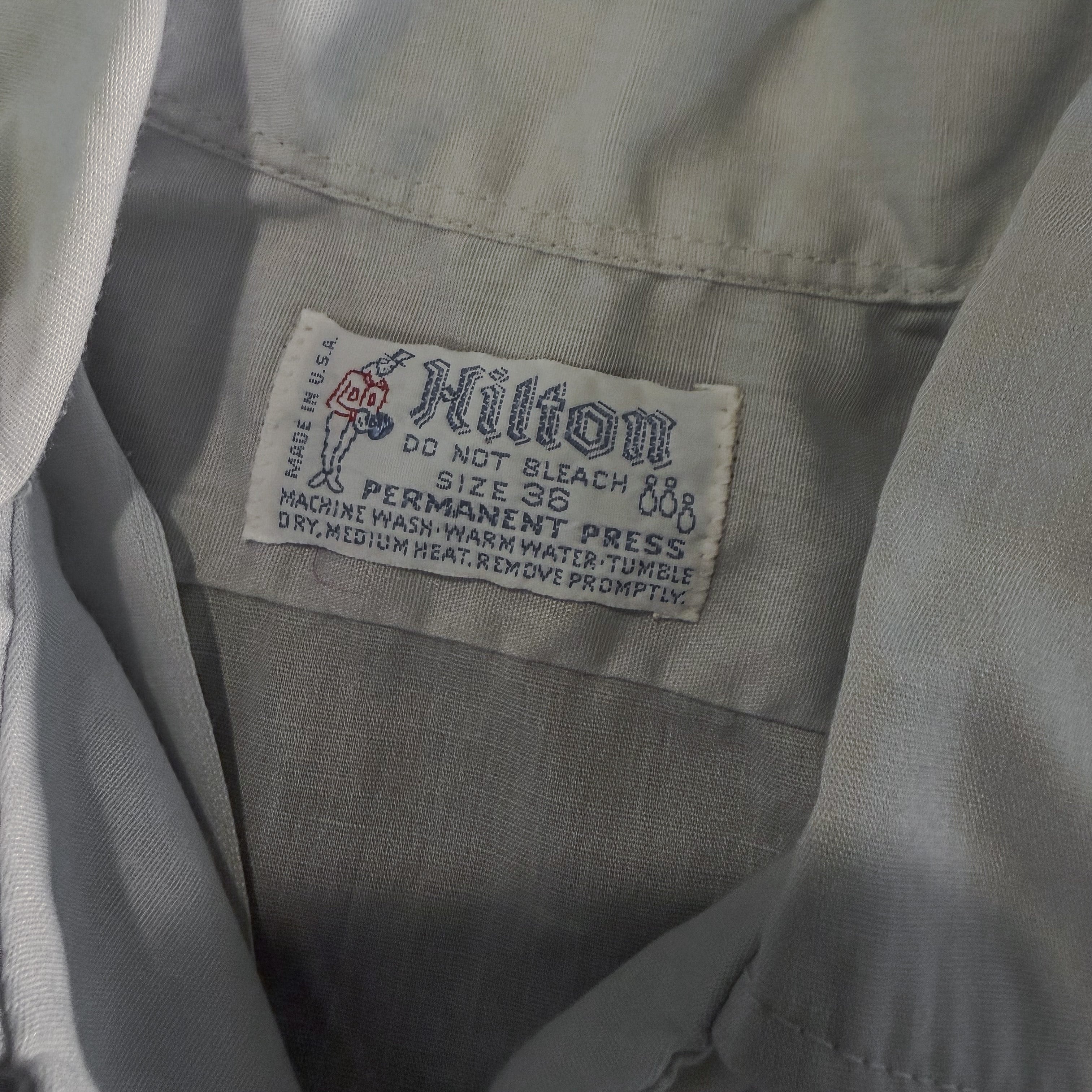 used- 【Hilton】 70s s/s bowling shirt [MADE IN USA] | dros dro
