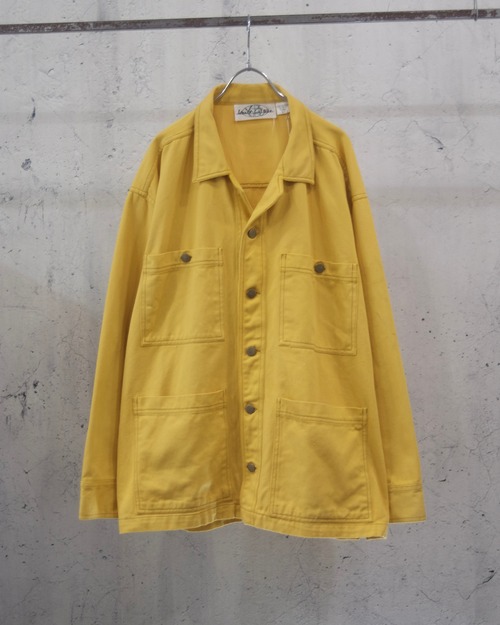 yellow colour work jacket