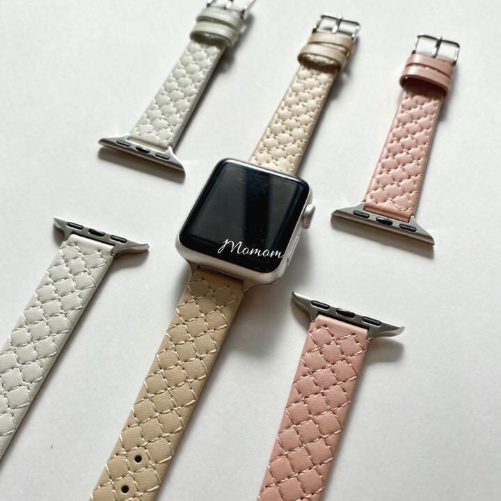 Apple Watch キルティングベルト 全サイズ対応