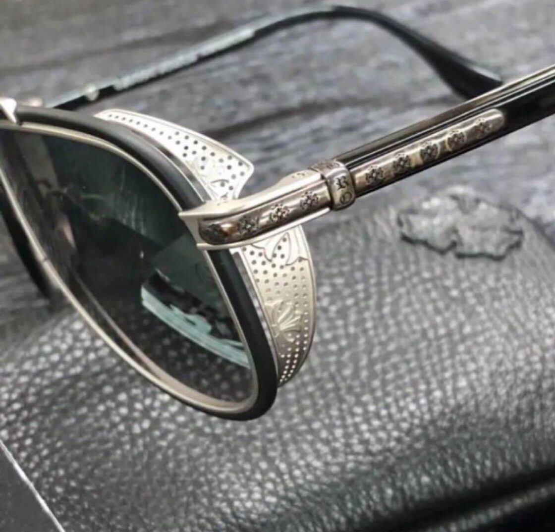 CHROME HEARTS クロムハーツ サングラス 眼鏡 メガネ メタル コンビ 