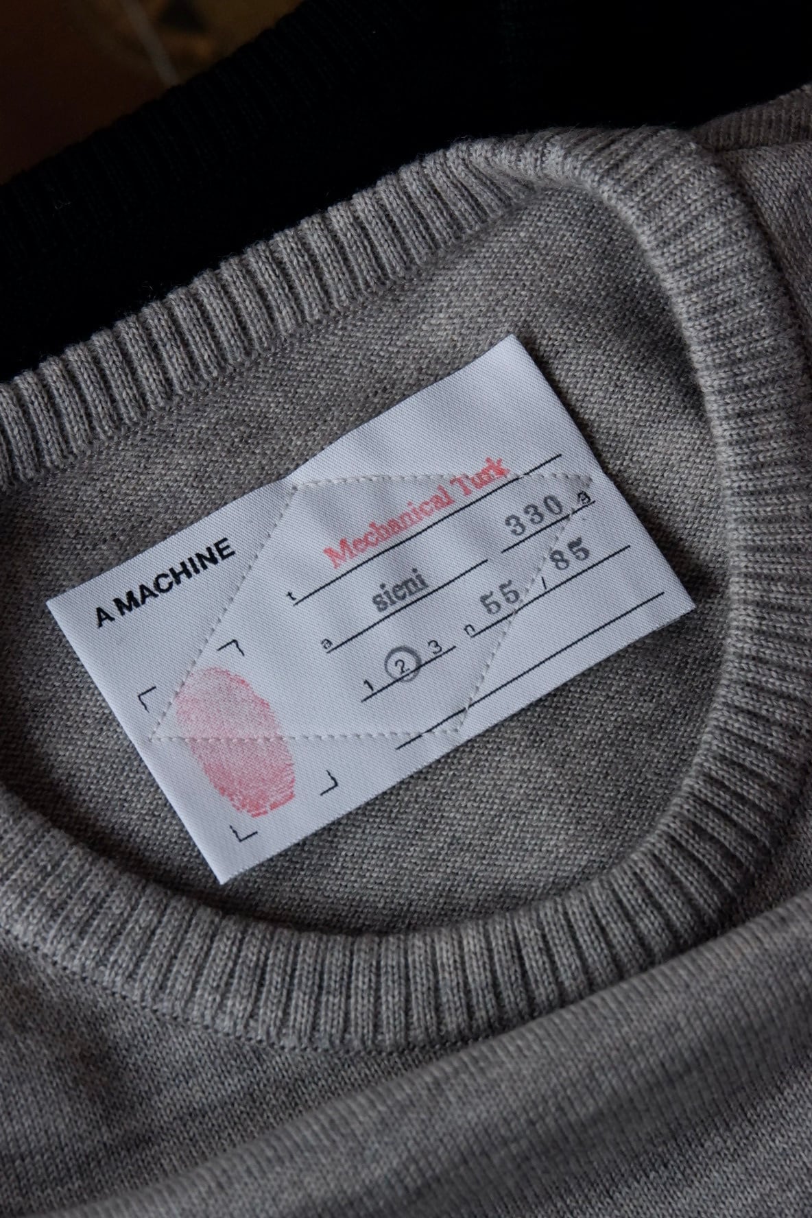 A MACHINE 24-TS(Avg-8.3) / 24-Trump Sweater (Gray) | sieni -Online 