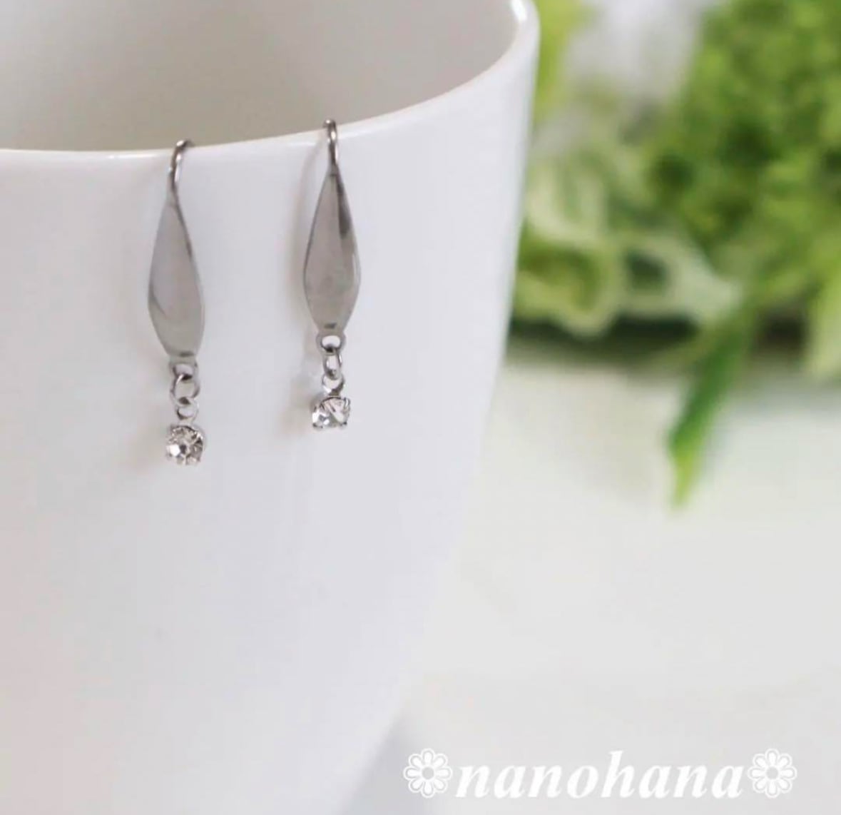 ピアス ラインストーン シルバー ピアス ラインストーン シルバー