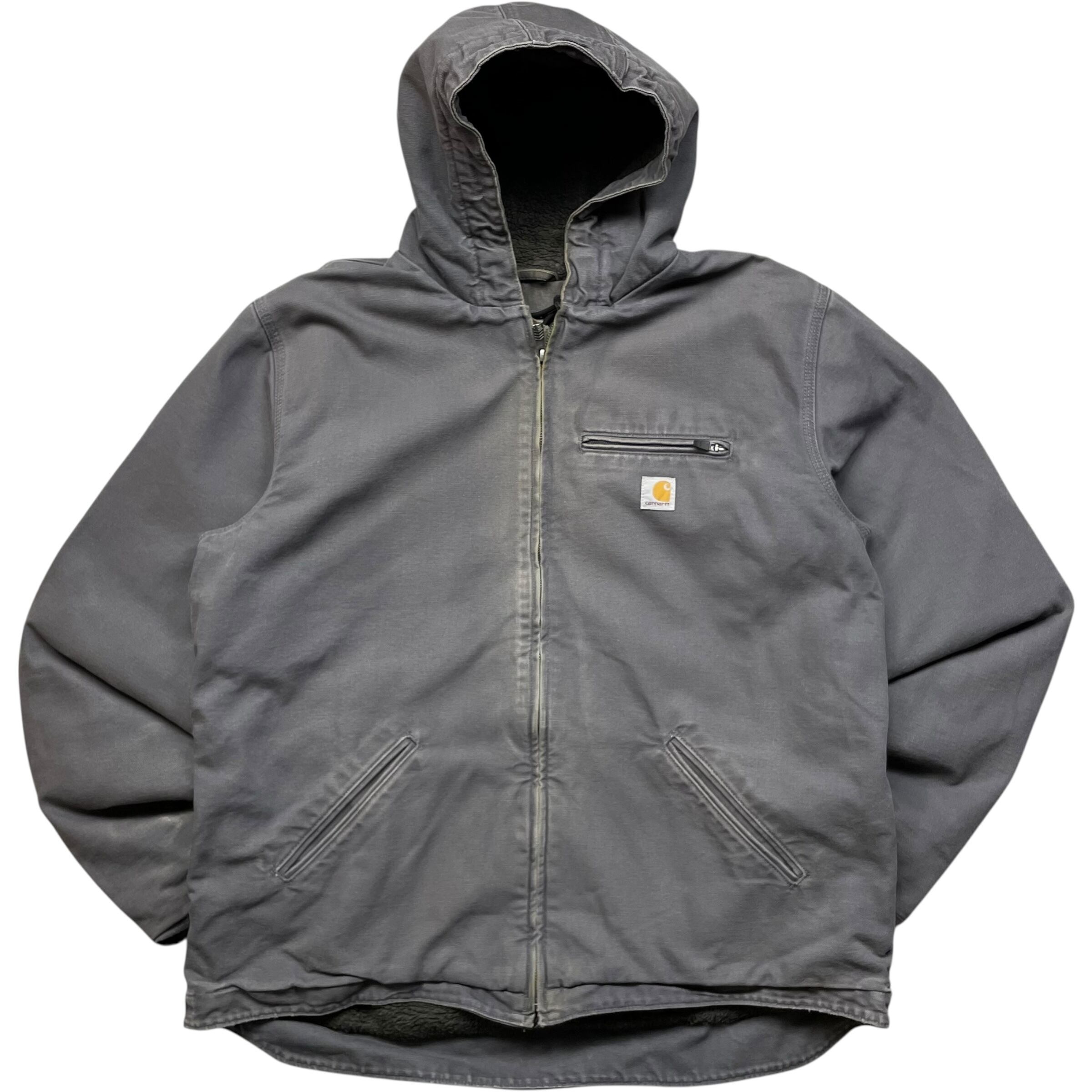《XL》Carhartt カーハート ダックジャケット シエラジャケット 裏地ボア グレー no.8940