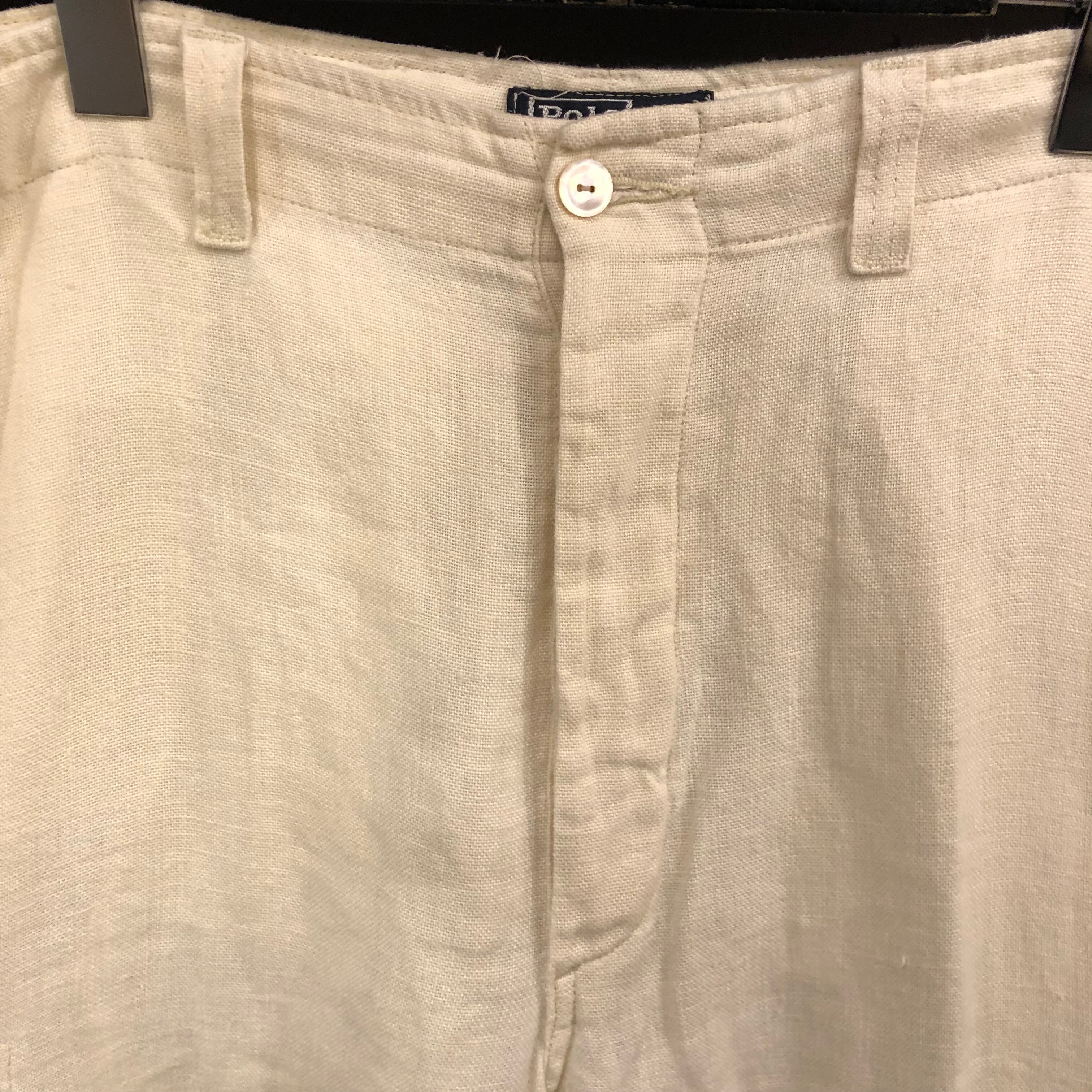 90s Polo by Ralph Lauren Linen Cargo Pants | VOSTOK
