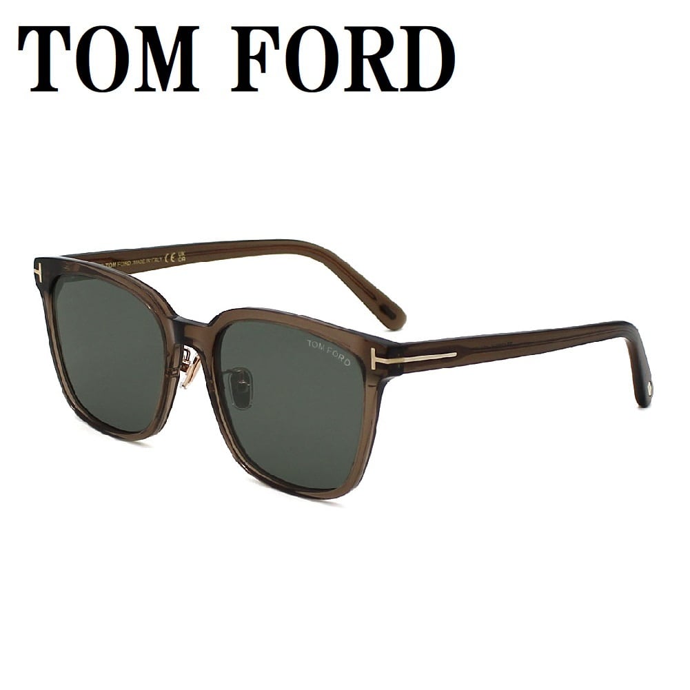 TOM FORD HENRY SUNGLASSES ASIAN FIT FT0248 05N 51 GREEN BLACK GOLD