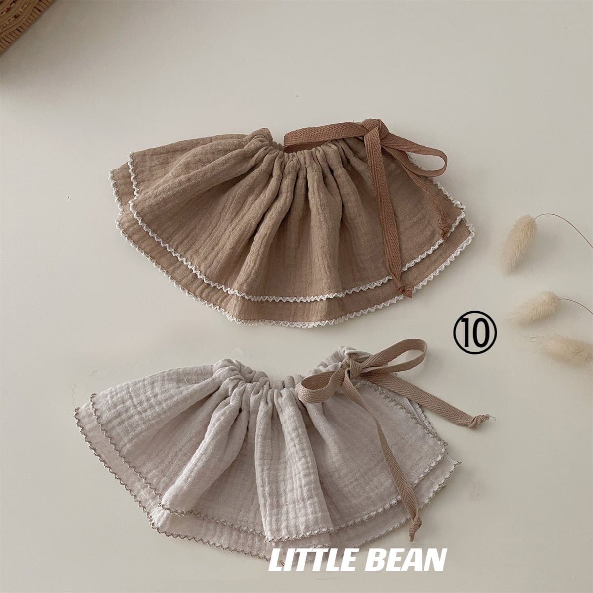 ★星座×なみなみミント★フリル スタイ よだれかけ 360度 つけ襟 ☆星座×なみなみミント☆フリル スタイ よだれかけ 360度 つけ襟