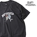 gym master ジムマスター BUDDIES ピグメント加工 ビッグシルエットTシャツ 6.2oz ヴィンテージ風 グラフィックTEE オーバーサイズ メンズ レディース G733788 チャコール
