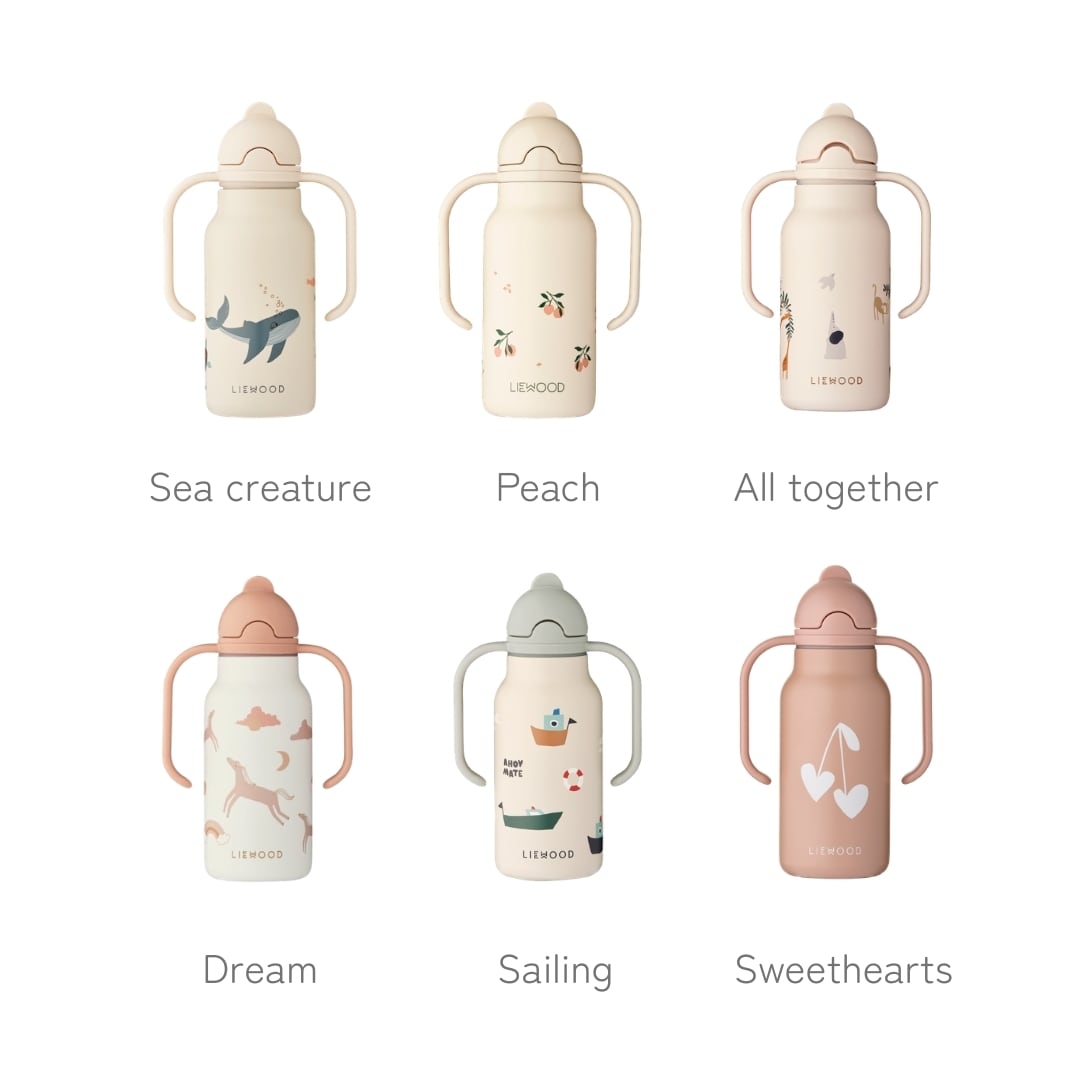 LIEWOOD Kimmie Bottle キミボトル 250ml ストロー水筒 両手 持ち手