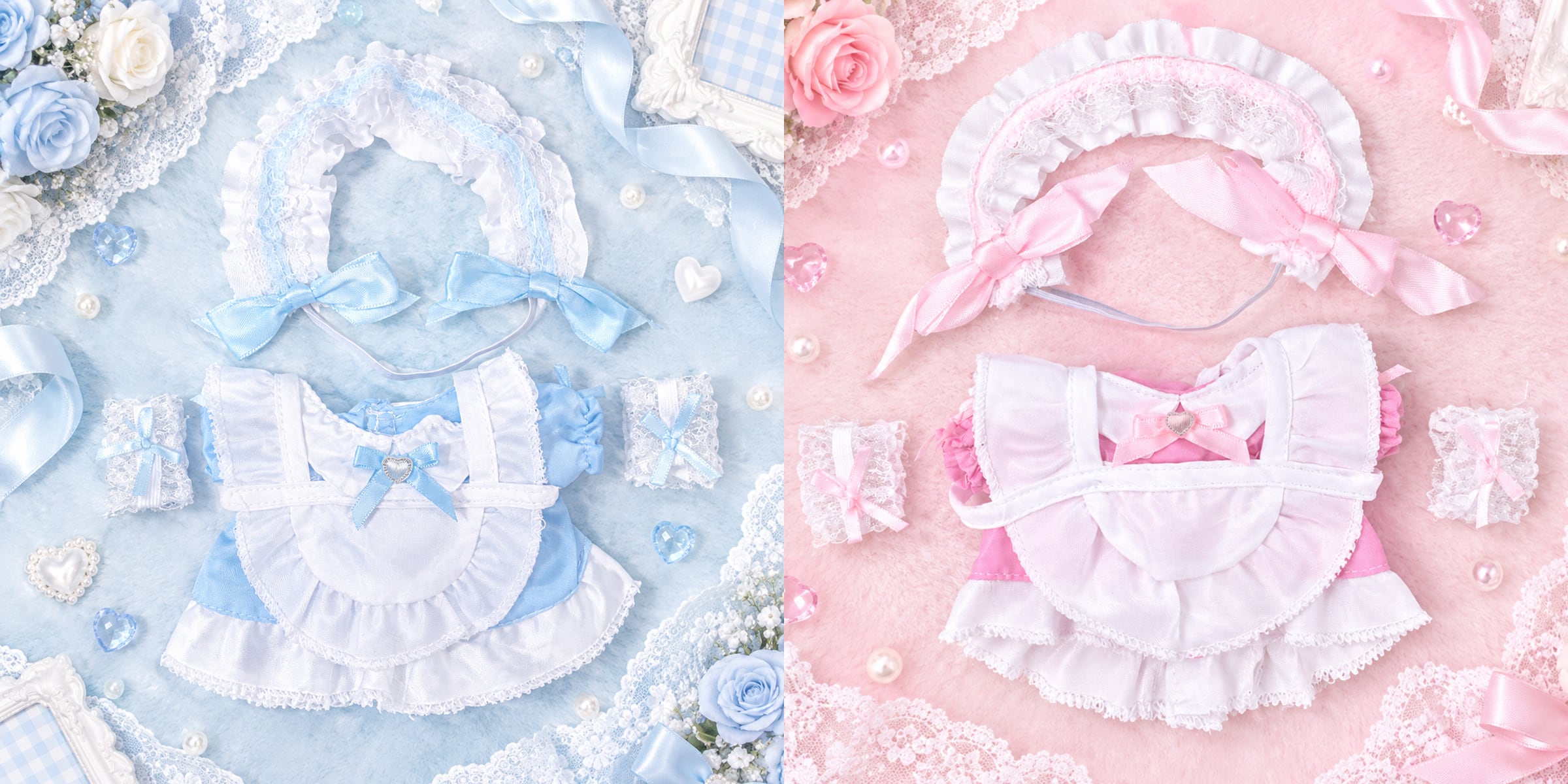 推し活アイテム 撮影用アイテム 20cm 30cm ぬい服 パステルブルー