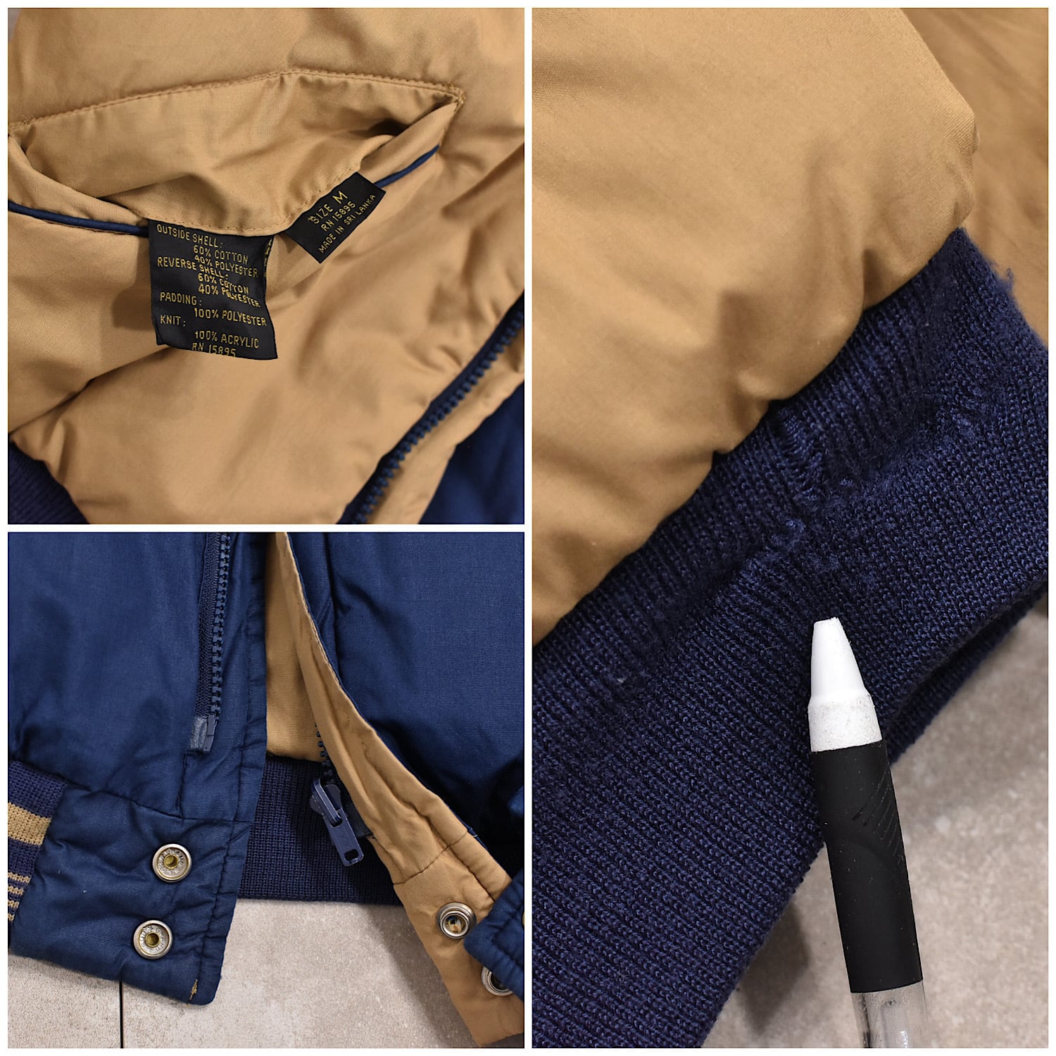 90s RN15895 reversible blouson | 古着屋 grin days memory 【公式