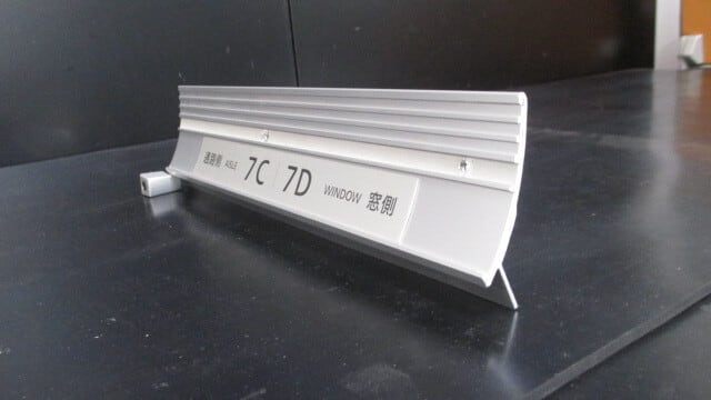 50000形VSE 座席番号プレート | 小田急レトロ部品 小田急エンジニアリング