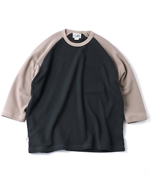 gym master ジムマスター ドライワッフル Tシャツ メンズ 7分袖 8分袖 ラグランTシャツ 無地 吸汗速乾 サーマル カットソー 春夏秋 G733717