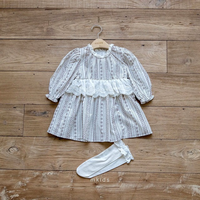 ⭐︎即納⭐︎[ mkids ] flow lace socks