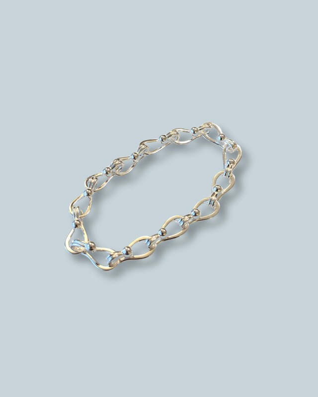 glans bracelet -silver size M