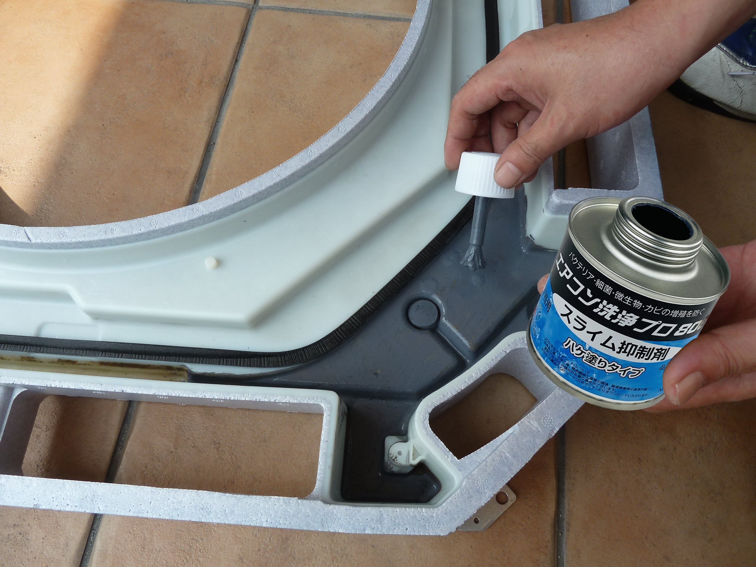 スライム 抑制剤 ハケ塗タイプ 100g 3缶 エアコン洗浄プロ808